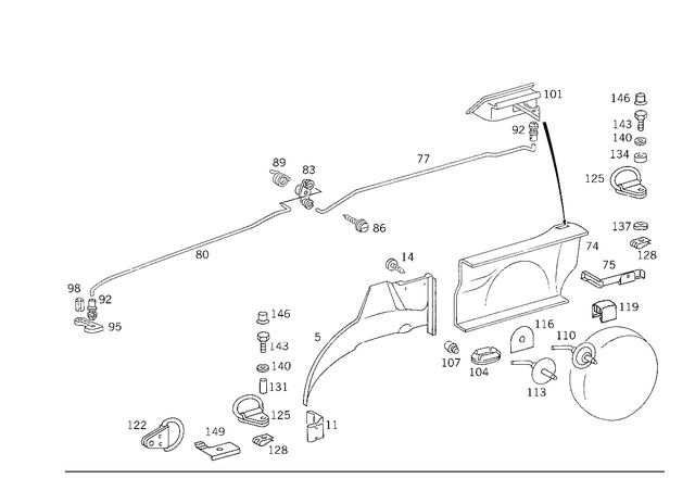 1246920359 - Covering and Lining: Trim Ring for Mercedes-Benz Image image