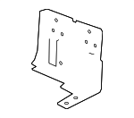 8011A327 - Body: Console Body Rear Bracket for Mitsubishi Image