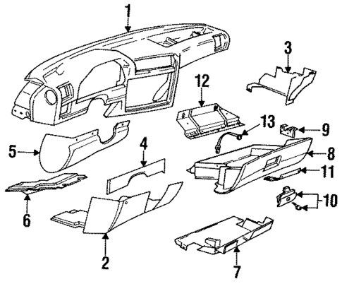 Instrument Panel for 1990 BMW 325is #0