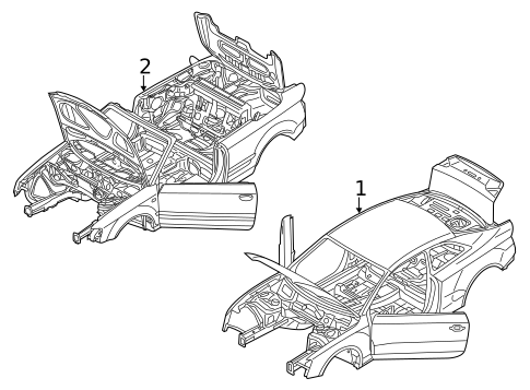 Body Shell for 2013 Audi RS5 #0
