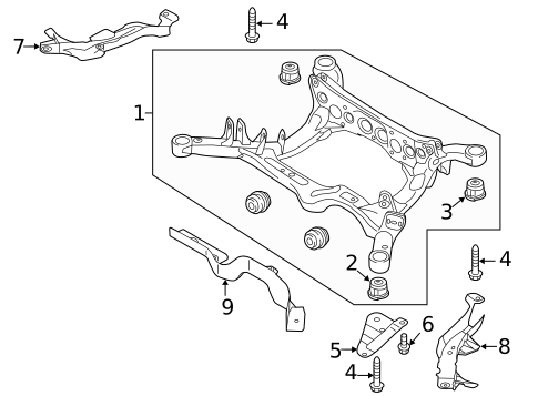 Suspension Mounting for 2015 Audi allroad #0