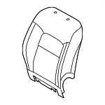 710736A671B1 - Body: Seat Back Cover for Toyota: Land Cruiser Image