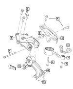 6501742 - 2.8L Turbo Diesel; Engine: Hex Head Bolt And Washer, Mounting for Chrysler: 300, 300M, Concorde, Pacifica, PT Cruiser, Sebring, Town &amp; Country, Voyager | Dodge: Avenger, Caravan, Challenger, Charger, Grand Caravan, Intrepid, Journey, Magnum, Neon, Nitro | Jeep: Liberty, Wrangler | Ram: C/V Image