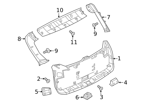 Interior Trim for 2023 Nissan Murano #0