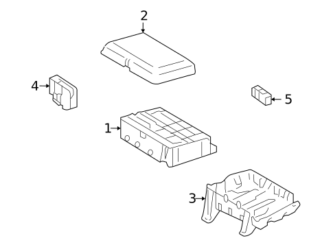 Fuse & Relay for 2008 Lexus LX570 #0