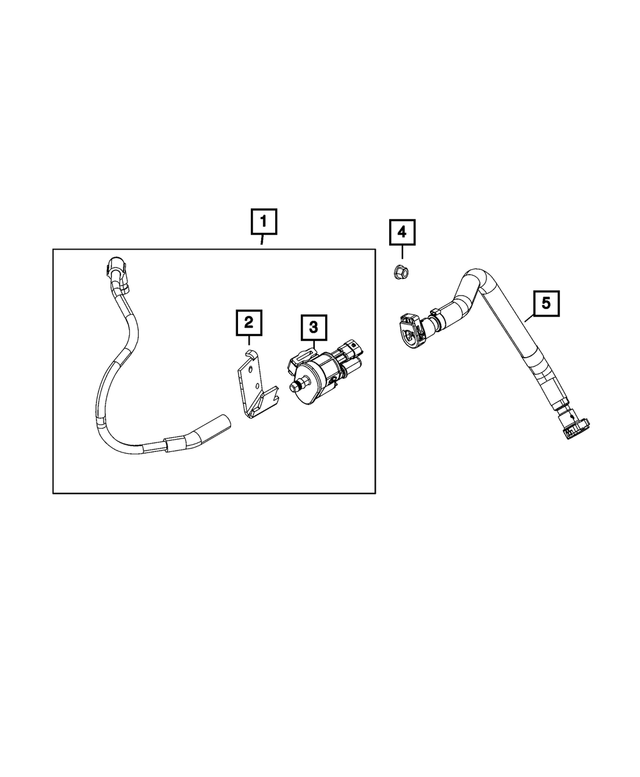 68422661AA - Emission Controls: Purge Control Valve for Mopar Image