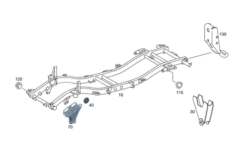 Frame for 2014 Mercedes-Benz G63 AMG #0