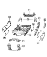 1AW57DK5AA - Interior Trim: Seat Riser Shield for Mopar Image image