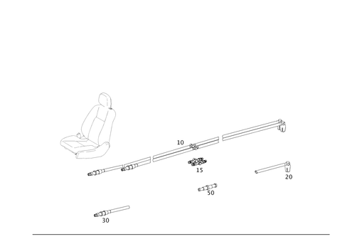 Orthopedic Driver Seat Backrest for 2013 Mercedes-Benz E400 #0