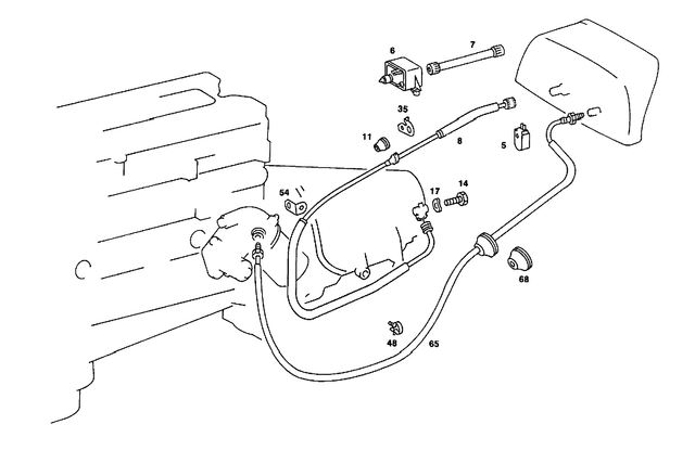 1235424307 - : Flexible Shaft for Mercedes-Benz Image