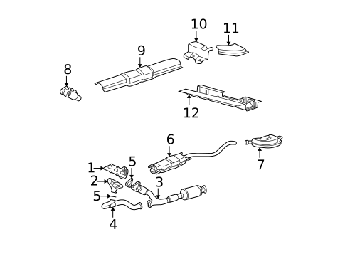 Exhaust Manifold for 2000 Saturn LS2 #0
