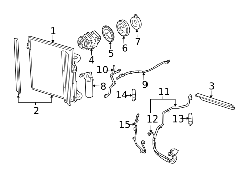 Hoses & Pipes for 2006 Ford Escape #1