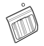 LR039050 - Body: Quarter Glass for Land Rover: LR3, LR4 Image