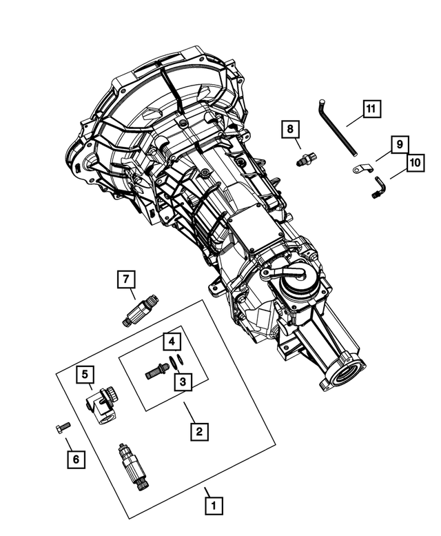 68029168AA - TR6060; 6-Speed; Manual Transmission: Reverse Lockout Solenoid Assembly for Mopar Image