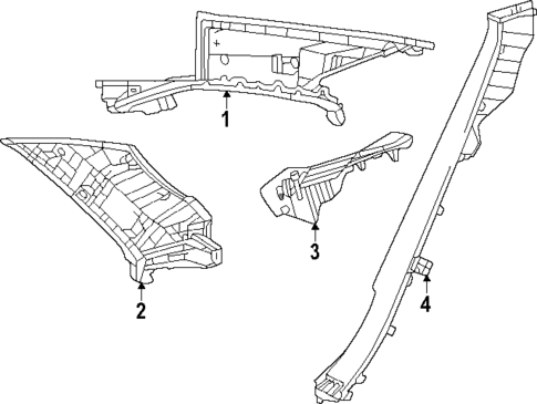 Interior Trim - Quarter Panels for 2025 Toyota Crown #0