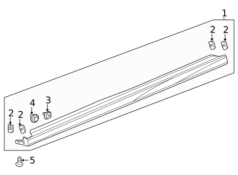 Exterior Trim - Pillars for 2020 Honda Odyssey #0