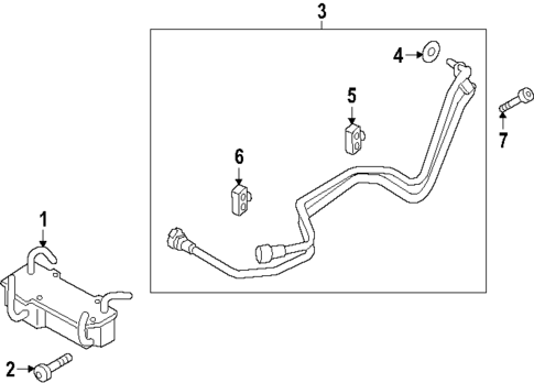 Trans Oil Cooler for 2024 Porsche Cayenne #0