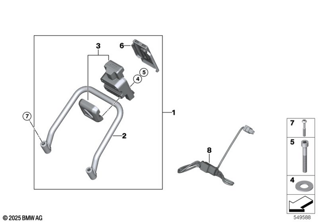 65905B607D2 - : Navigator Holder for BMW-Motorrad Image
