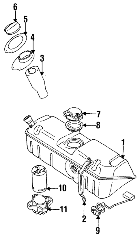 Fuel System Components for 1994 Jaguar XJS #0