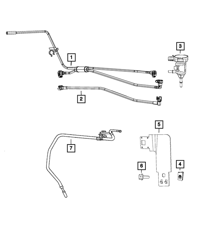 55398637AE - Emission Controls: Vapor Purge Harness for Mopar Image image