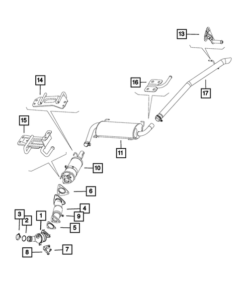 Exhaust System for 2018 Ram ProMaster 3500 #3