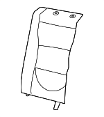 C2C27971SEL - : Seat Back Cover for Jaguar: XJ8 Image