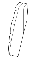 C2C32223LEG - Body: Seat Back Assembly for Jaguar: XJ8 Image