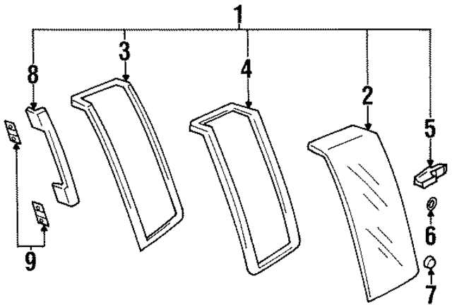 833433B300 - : Glass for Nissan Image