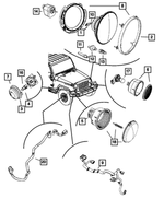 68027540AC - : Headlamp Wiring for Mopar Image