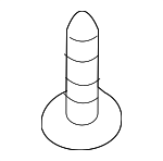 N90808201 - Body: Running Board Bolt for Porsche: Cayenne Image