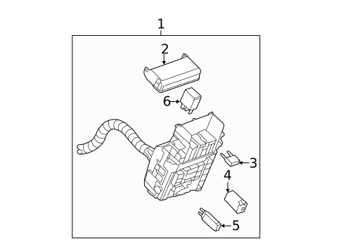 Fuse & Relay for 2012 Buick LaCrosse #1