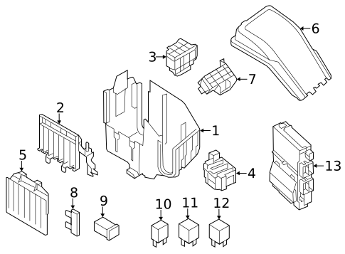 Electrical Components for 2013 Volvo S80 #1