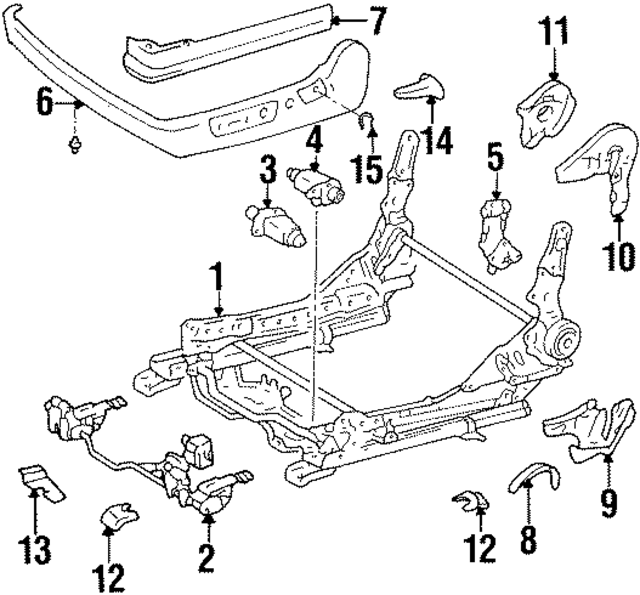 7186724010A2 - : Seat Back Recliner Adjustment Mechanism Cover for Lexus Image