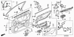 32755SZNA00 - Interior/Bumper: SUB-WIRE, DRIVER DOOR for Acura: ZDX Image