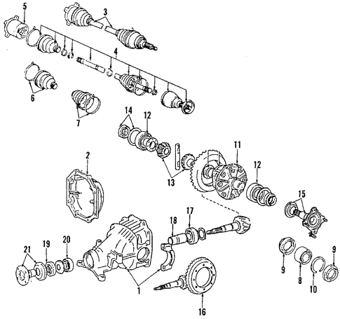 Propeller Shaft for 1993 Toyota Celica | American Toyota Parts