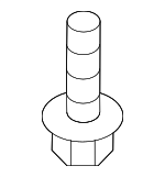 9KDB00616 - Body: Radiator Support Splash Shield Bolt for Mazda Image