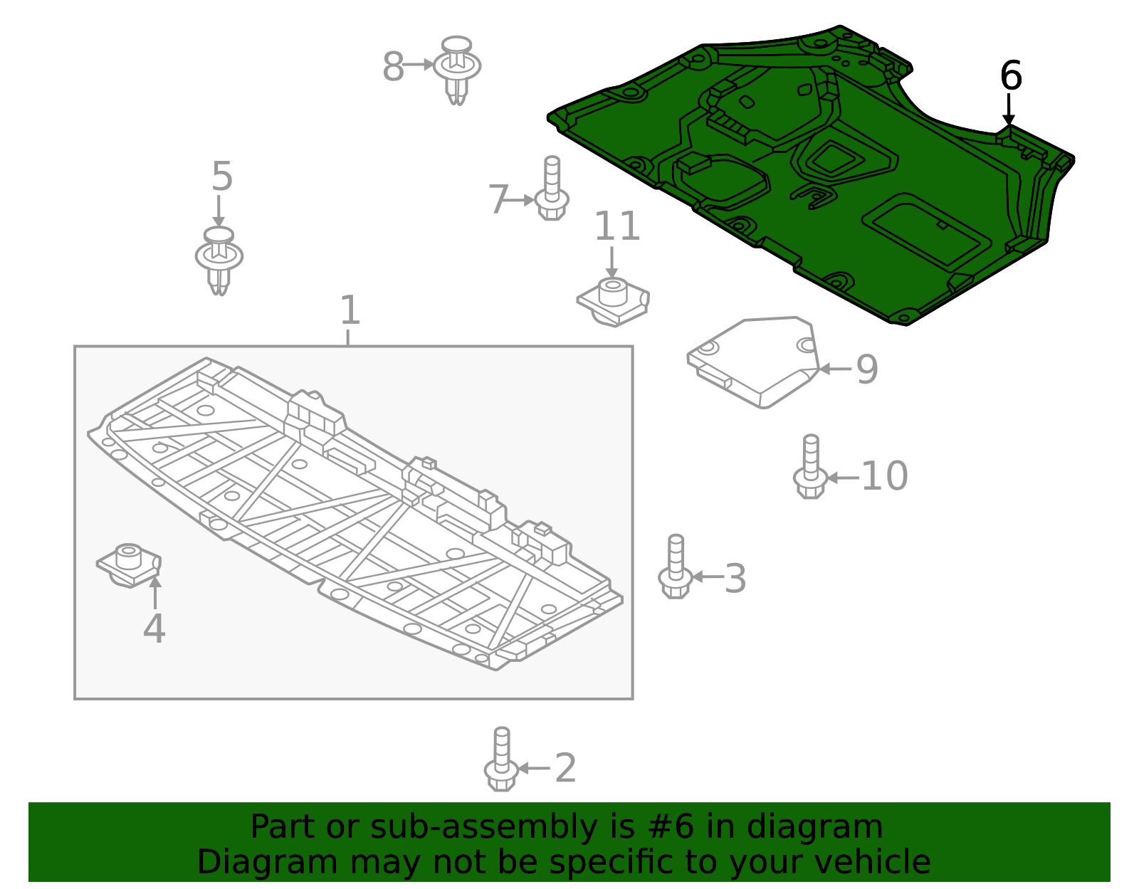 VA41-56-111 - Radiator Support Splash Shield - 2023-2025 Mazda CX
