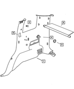 82207629 - : Cargo Compartment Cover for Mopar Image