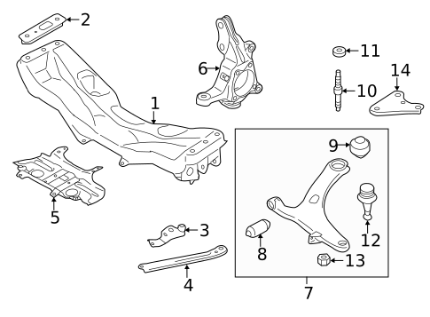 Suspension Components for 2013 Subaru XV Crosstrek #0