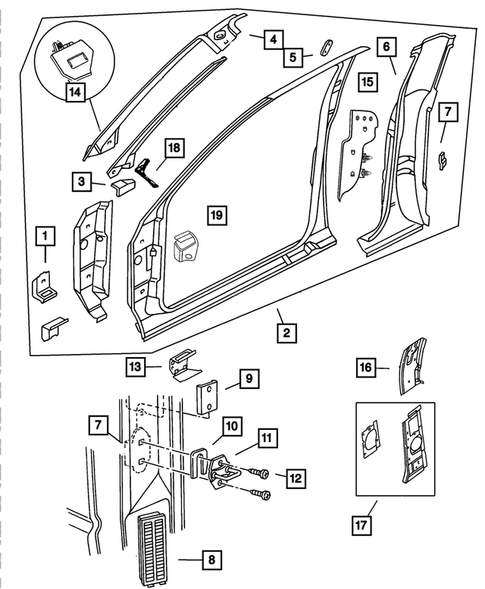 Aperture Panel for 2002 Dodge Ram 2500 #1