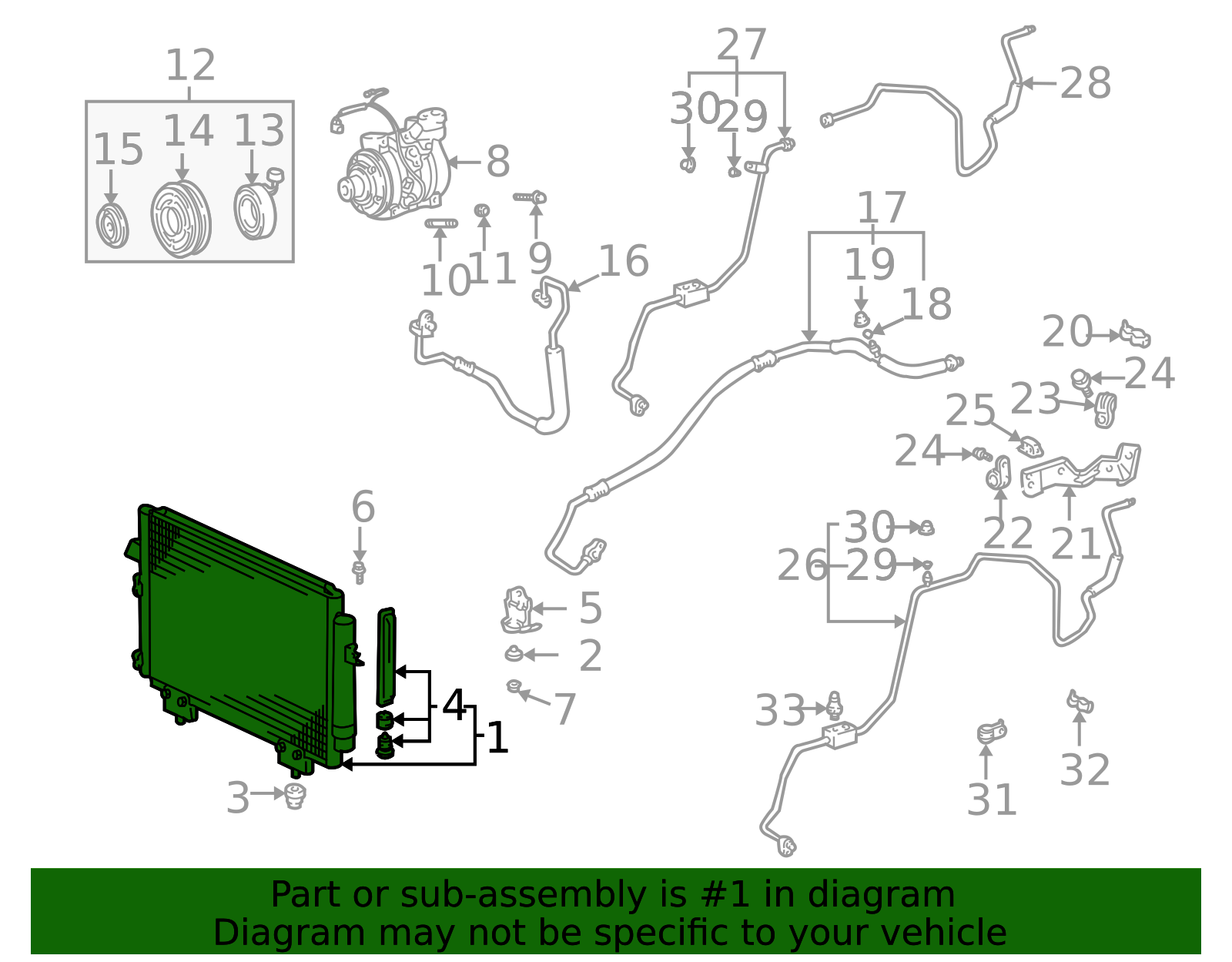 B.A.P MATRIX サイン Toyota OEM Condenser 88460-AZ031 | Toyota OEM Parts Giant