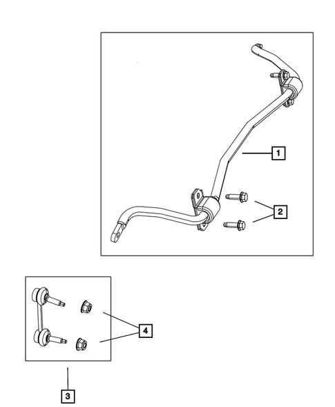 Rear Stabilizer Bar for 2011 Dodge Durango #0