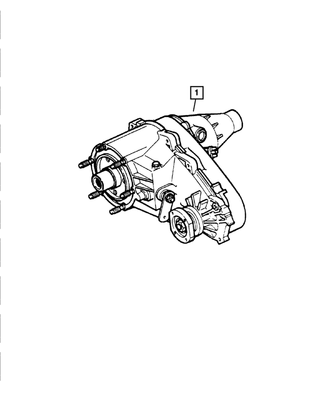 RL105022AC - Transfer Case Model 231 [DHJ, DHK, DHN]: Np231 Hd Transfer Case for Mopar Image image