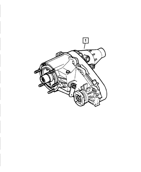Transfer Case Assembly for 2001 Dodge Ram 2500 #0