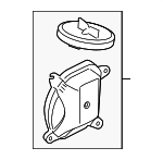 63117349290 - Electrical: Cover Cap for BMW: 528i, 528i xDrive, 535d, 535d xDrive, 535i, 535i xDrive, 550i, 550i xDrive, ActiveHybrid 5, M5 Image