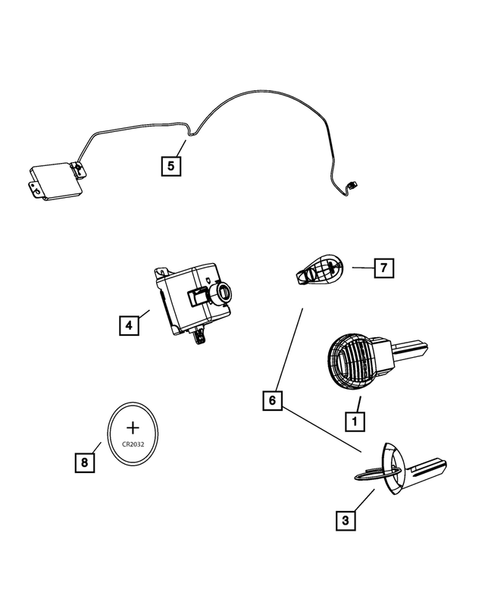 Keys, Modules and Engine Controllers for 2011 Ram 3500 #0