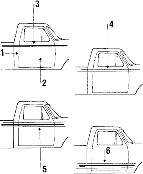 Door & Components for 1985 Ford F-250 #0