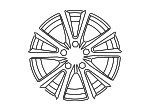 7P6601025B8Z8 - : Wheel, Alloy for Volkswagen: Touareg Image