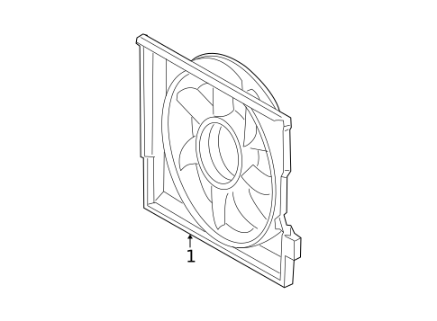 Cooling Fan for 2015 Mercedes-Benz SLK 55 AMG&reg; #0