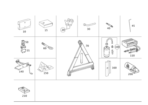 Tools and Accessories for 2001 Mercedes-Benz C240 #0